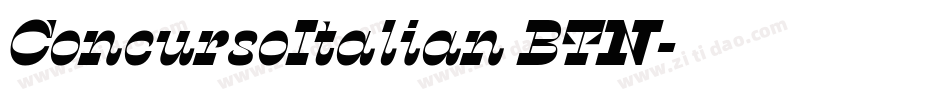 ConcursoItalian BTN字体转换